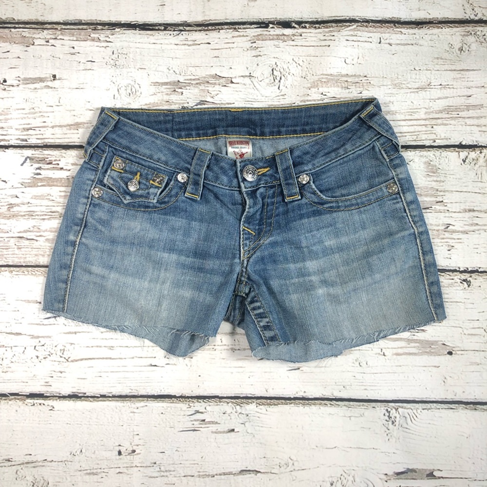 Size 24 True Religion Cut Off Shorts